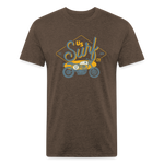 US SURF MOTO T-Shirt - heather espresso