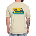 Huntington Beach Fitted Cotton/Poly T-Shirt by Next Level - heather cream