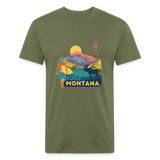 SURF MONTANA T-Shirt - heather military green