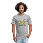 US SURF MOTO T-Shirt - heather gray