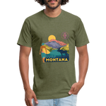 SURF MONTANA T-Shirt - heather military green