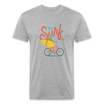 SURF BIKER T-Shirt - heather gray