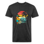 SURF SUNSET T-Shirt - heather black