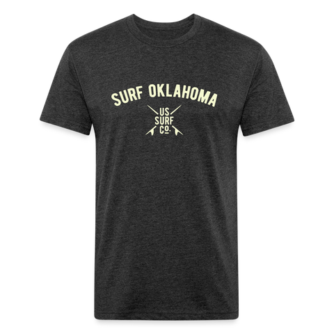 SURF OKLAHOMA VINTAGE T-Shirt - heather black