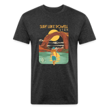 SURF LAKE POWELL T-Shirt - heather black