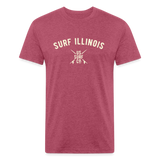 SURF ILLINOIS VINTAGE T-Shirt - heather burgundy
