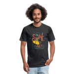 SURF BIKER T-Shirt - heather black