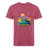 SURF MONTANA T-Shirt - heather burgundy