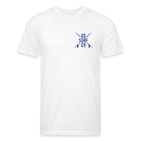 US SURF Co Surf MONTANA 2-Sided T-Shirt V1 - white