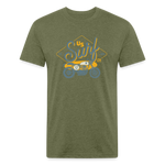 US SURF MOTO T-Shirt - heather military green