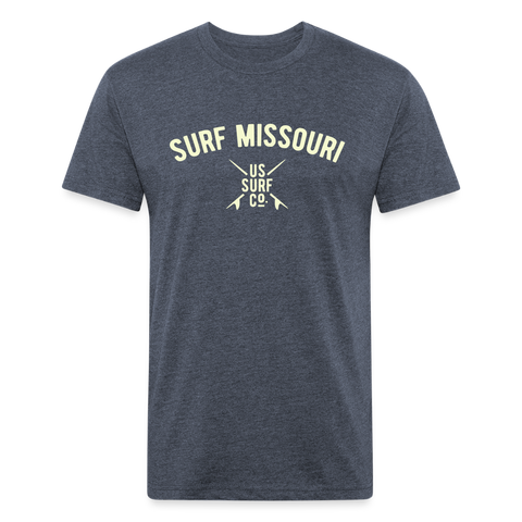 SURF MISSOURI VINTAGE T-Shirt - heather navy