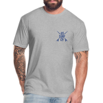 Huntington Beach Fitted Cotton/Poly T-Shirt by Next Level - heather gray