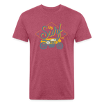 US SURF MOTO T-Shirt - heather burgundy