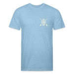 US SURF Co Surf LAKE POWELL 2-sided T-Shirt (dark) - heather blue
