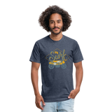 US SURF MOTO T-Shirt - heather navy