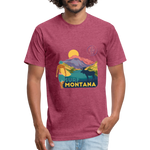 SURF MONTANA T-Shirt - heather burgundy