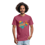 SURF TEXAS T-Shirt - heather burgundy