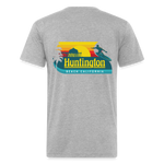 SURF Huntington Beach 2-Sided T-shirt - heather gray