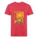 SURF ARIZONA T-Shirt - heather red