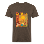 SURF ARIZONA T-Shirt - heather espresso