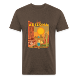 SURF ARIZONA T-Shirt - heather espresso