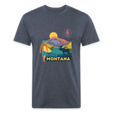 SURF MONTANA T-Shirt - heather navy