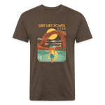 SURF LAKE POWELL T-Shirt - heather espresso