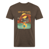 SURF LAKE POWELL T-Shirt - heather espresso