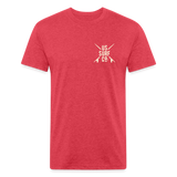 US SURF Co Surf LAKE POWELL 2-sided T-Shirt (dark) - heather red