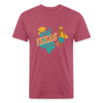 SURF TEXAS T-Shirt - heather burgundy