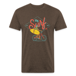 SURF BIKER T-Shirt - heather espresso