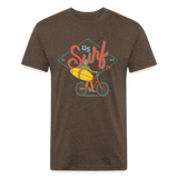SURF BIKER T-Shirt - heather espresso