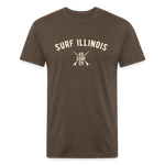 SURF ILLINOIS VINTAGE T-Shirt - heather espresso