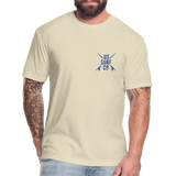 Huntington Beach Fitted Cotton/Poly T-Shirt by Next Level - heather cream