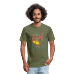 SURF BIKER T-Shirt - heather military green