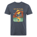 SURF LAKE POWELL T-Shirt - heather navy