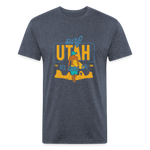 SURF UTAH T-shirt - heather navy
