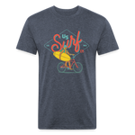 SURF BIKER T-Shirt - heather navy
