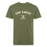 SURF KANSAS VINTAGE T-Shirt - heather military green