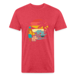 SURF SUNSET T-Shirt - heather red