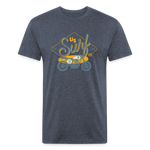 US SURF MOTO T-Shirt - heather navy