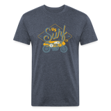 US SURF MOTO T-Shirt - heather navy