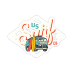 US SURF CO Kiss-Cut Stickers