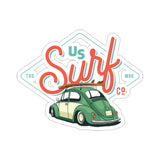 US SURF CO VW BUG Kiss-Cut Stickers