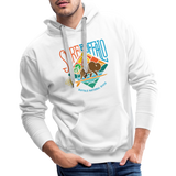 Surf the Buffalo Men’s Premium Hoodie - white