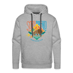 Surf the Buffalo Men’s Premium Hoodie - heather grey