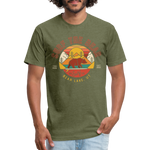 SURF the BEAR T-Shirt - heather military green