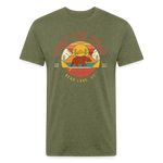 SURF the BEAR T-Shirt - heather military green