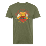 SURF the BEAR T-Shirt - heather military green