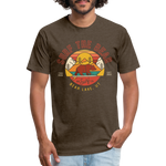 SURF the BEAR T-Shirt - heather espresso